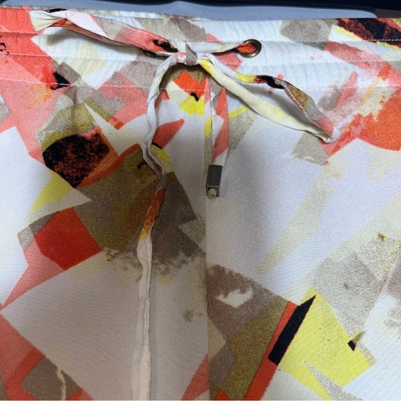 Calvin Klein Abstract Print Lounge Pants | Y2K Aesthetic | Wide Leg | Size M - Picture 4 of 7